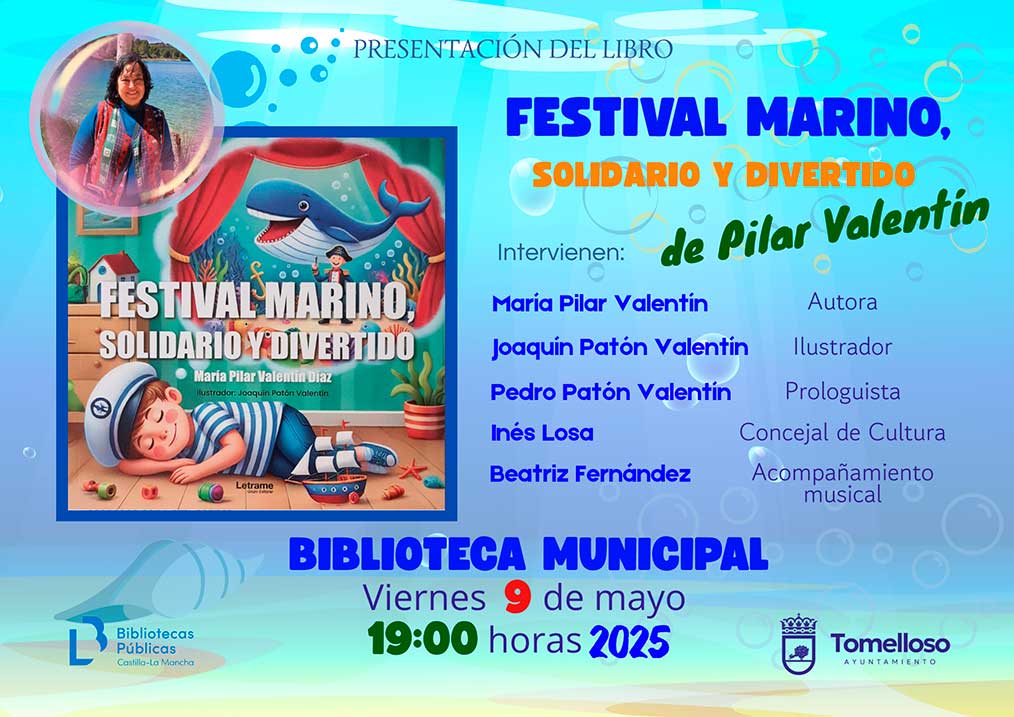 Pilar Valentín cerrará el Mes del Libro con la presentación del cuento: 