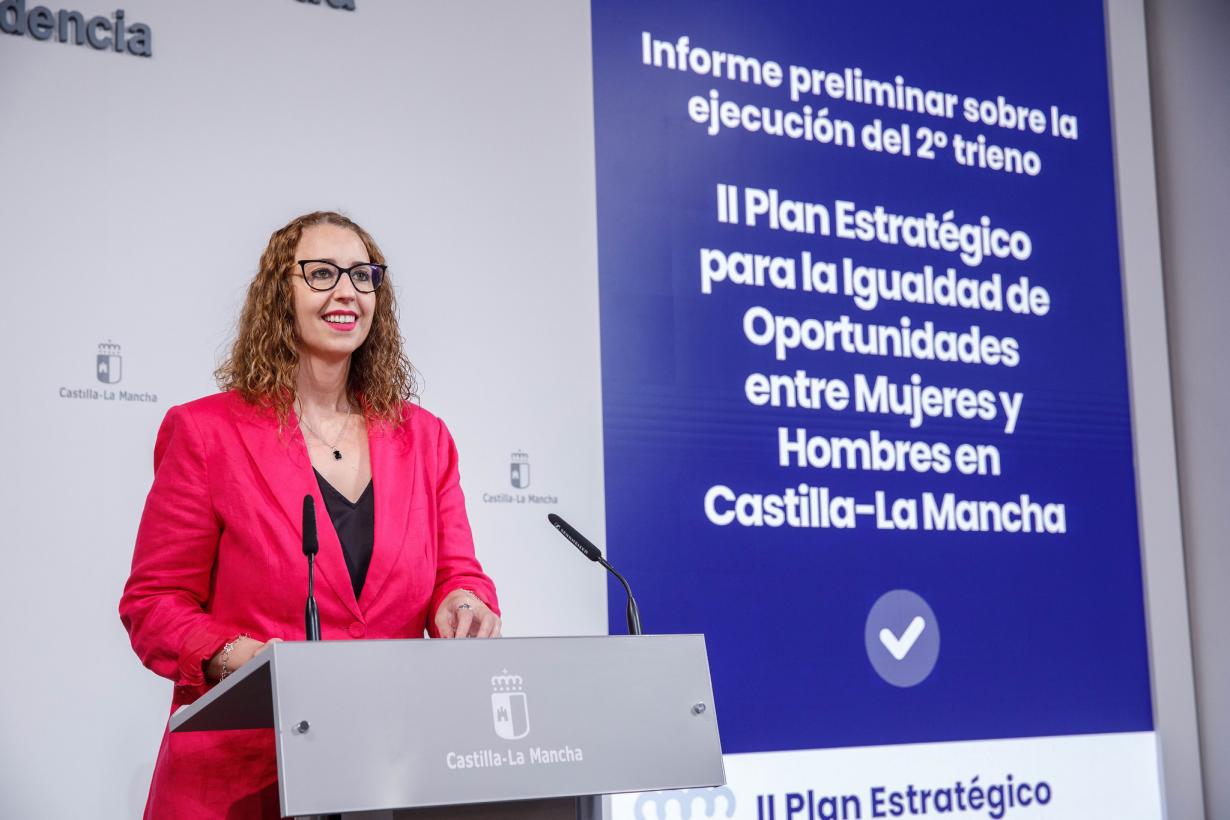 El Gobierno de Castilla-La Mancha ejecutó en un 125 por ciento su Plan Estratégico de Igualdad entre Mujeres y Hombres durante el trienio 2022-2024