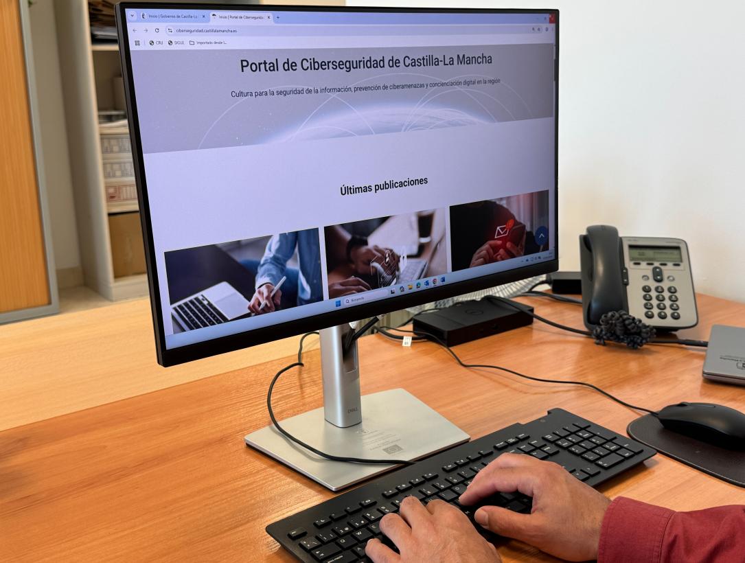 La Junta pone en marcha el portal web de ciberseguridad de Castilla-La Mancha con servicio de consultoría para empresas y ciudadanía