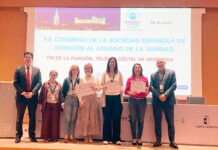 Un póster de la Gerencia de Tomelloso, premio del público en el vigésimo Congreso de la Sociedad Española de Atención al Usuario de la Sanidad