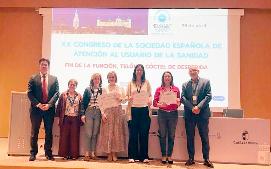 Un póster de la Gerencia de Tomelloso, premio del público en el vigésimo Congreso de la Sociedad Española de Atención al Usuario de la Sanidad