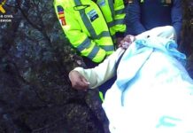Rescatan a una senderista de 53 años tras accidentarse en el término municipal de Fuencaliente