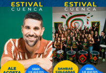 Ale Acosta y Sambas Colgadas, Fiesta, Baile y Energía en Estival Cuenca 2025