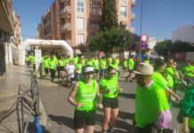 La ciudad de Tomelloso se tiñe de verde con la cuarta edición de la Carrera contra el Cáncer