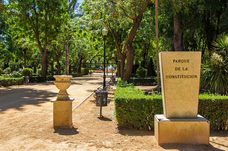 Trabajos de endoterapia vegetal en distintos puntos de Tomelloso