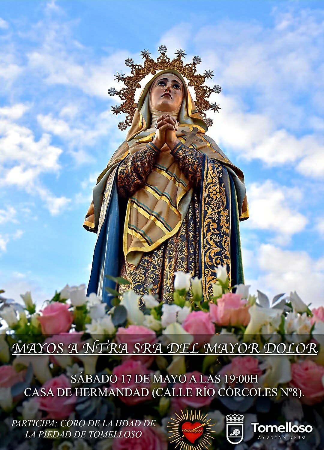 en su casa Hermandad (Calle Río Córcoles).