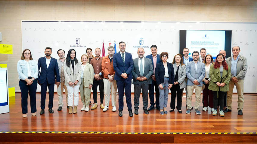 La UCLM pone en valor el talento investigador joven en un acto con el Gobierno de CLM