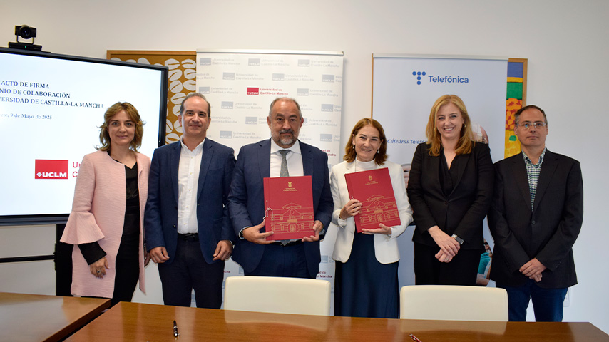 La UCLM y Telefónica continuarán colaborando en materia investigación para la mejora de los procesos de enseñanza-aprendizaje