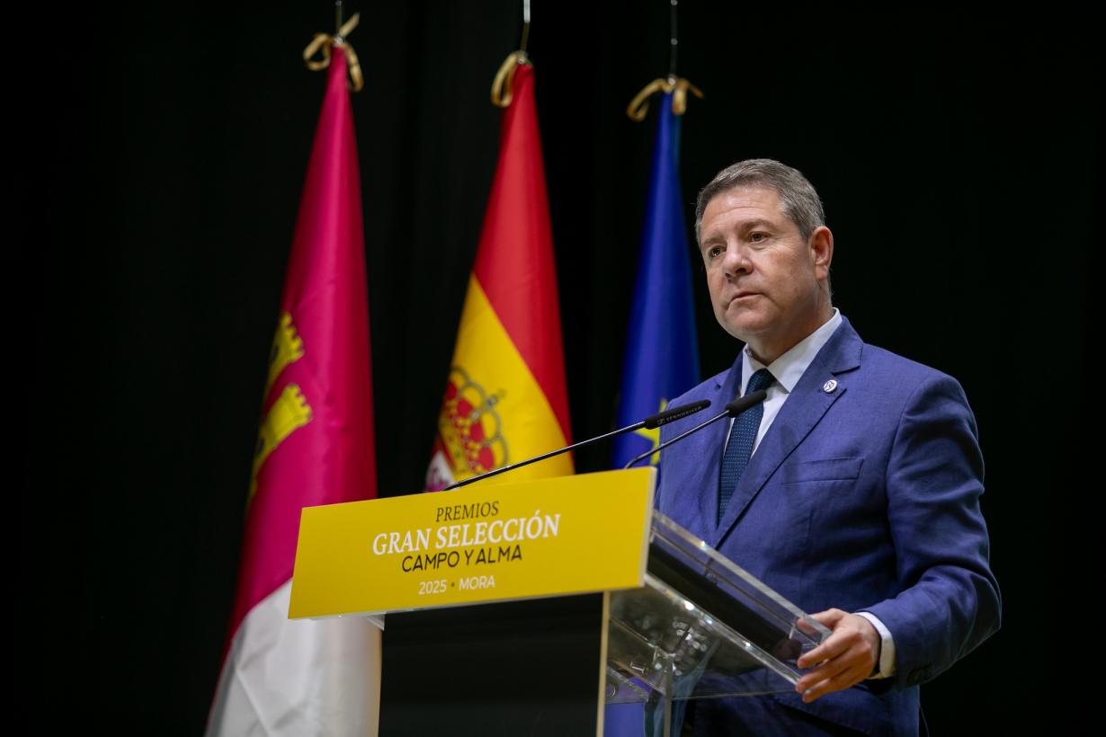 García-Page reclama “unidad sincera” en materia de agua y “coherencia” para defender los intereses de Castilla-La Mancha “en Madrid también”