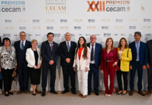 Valverde pone de manifiesto en la entrega de premios de CECAM el papel clave de los empresarios en el desarrollo económico de la provincia