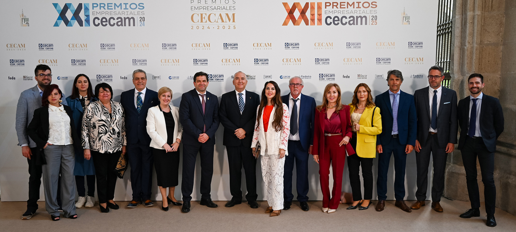 Valverde pone de manifiesto en la entrega de premios de CECAM el papel clave de los empresarios en el desarrollo económico de la provincia