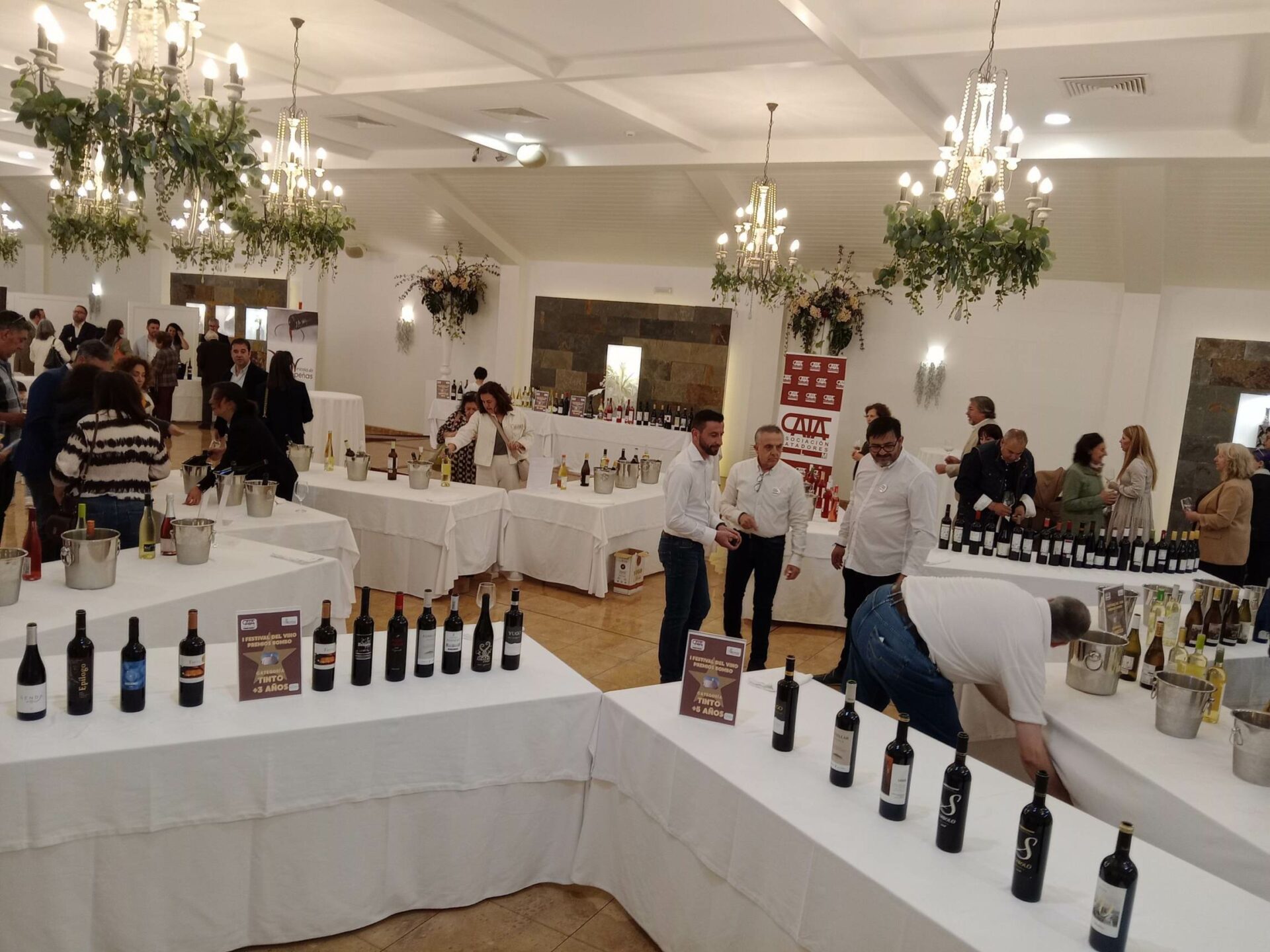Rotundo éxito de la primera edición del Festival del Vino Premios Bombo celebrado en Tomelloso