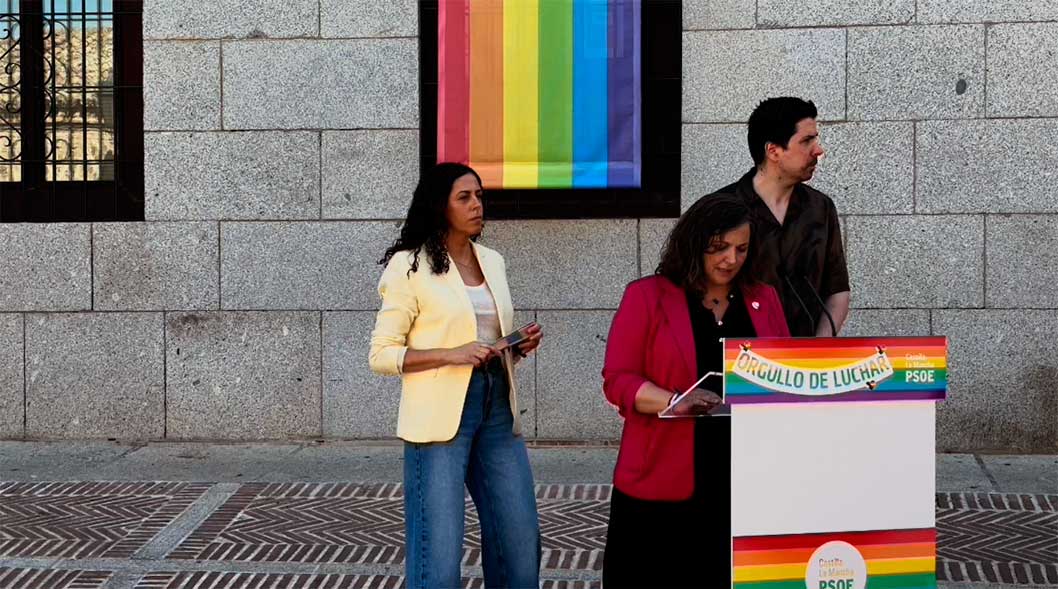 El PSOE reivindica los avances en derechos LGTBI, el respeto y la igualdad en CLM frente a la intolerancia del PP y Vox