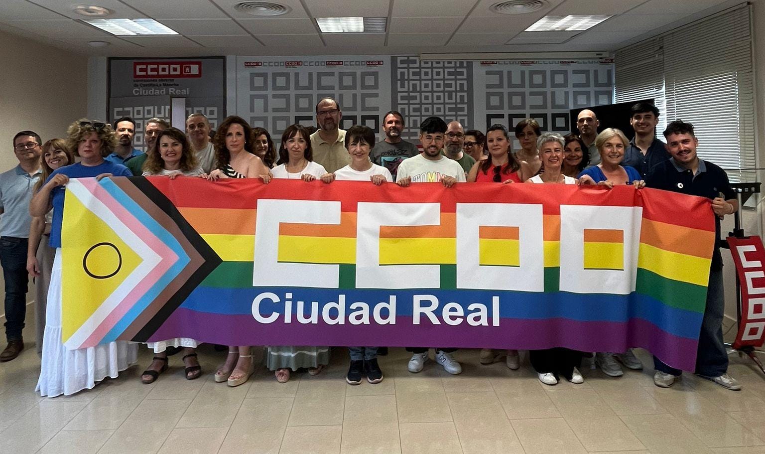 CCOO Ciudad Real: “No podemos permitir que se dé ni un solo paso atrás en los derechos de las personas LGTBI+”