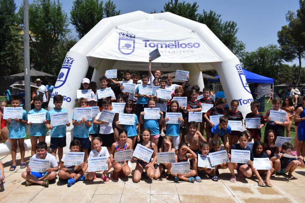 club natacion tomelloso segundo campeonato regional base 4