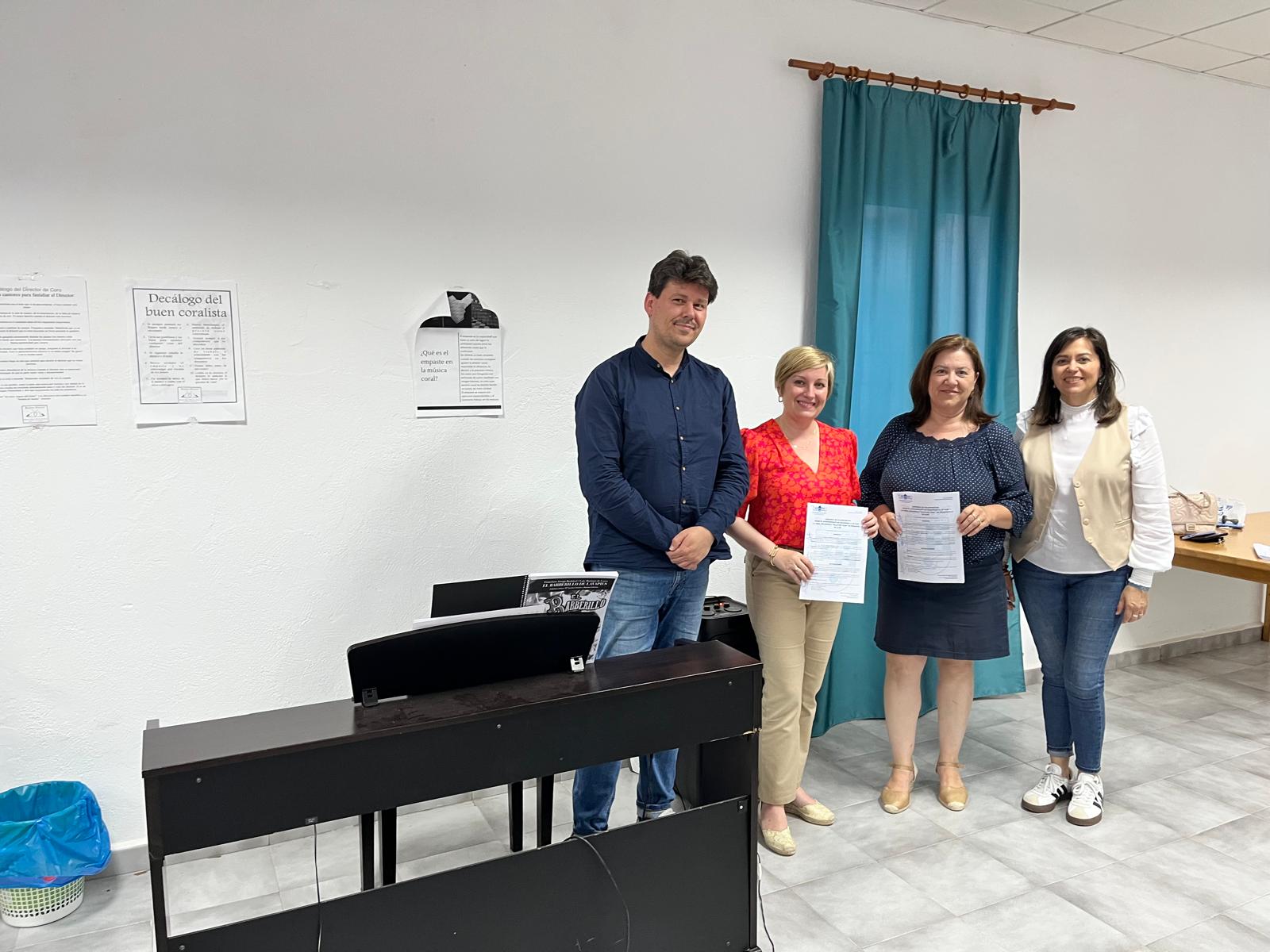 El Ayuntamiento de Argamasilla de Alba firma un nuevo convenio con la Coral Polifónica 