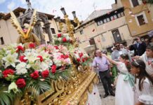 Tradición y fiesta se dan la mano en el Corpus Christi de Pastrana