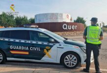 Detenidas cinco personas cuando se disponían a robar la mercancía de un camión en Quer