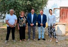 Valverde destaca la apuesta firme de la Diputación por la conservación de nuestro patrimonio en la visita a «La venta de Borondo»