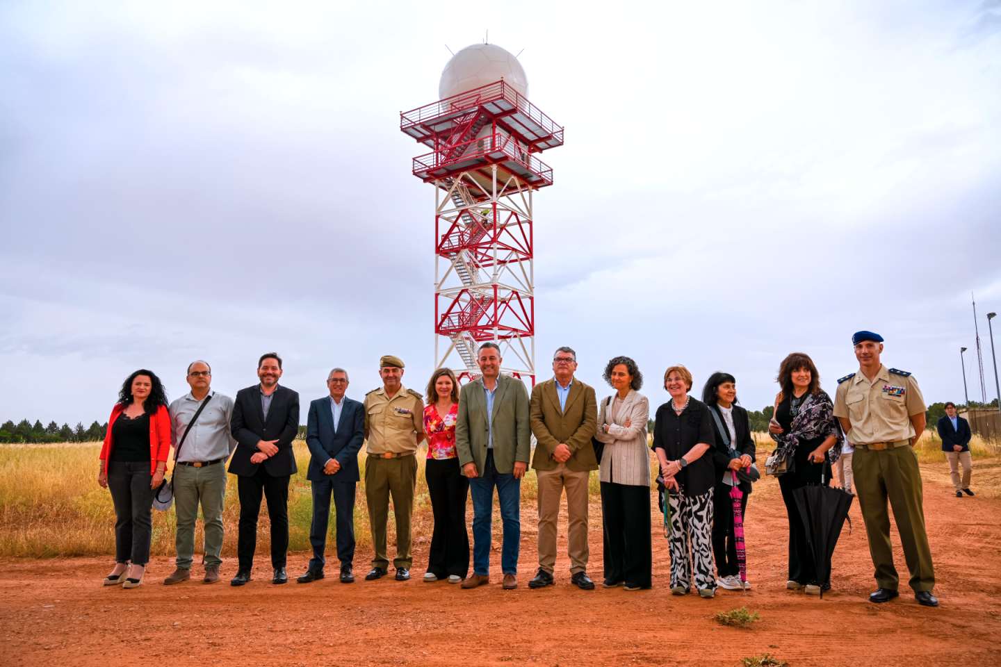 La Diputación celebra que el primer radar meteorológico de tecnología dual de España se haya instalado en la base de Almagro