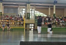 Gran exhibición de los alumnos de la Zen Bushido, Saúl Ponce y Miguel Valverde