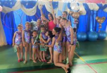 Las jóvenes promesas de la gimnasia rítmica de Calzada de Calatrava brillan en una emotiva clausura de la Escuela