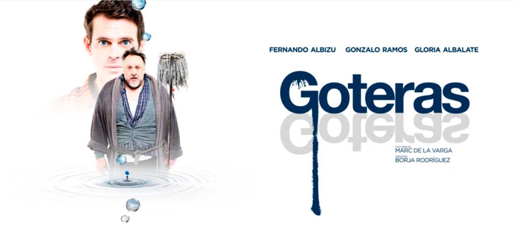 El Teatro Bellas Artes acoge el estreno en Madrid de Goteras, una comedia de ciencia ficción protagonizada por Fernando Albizu y Gonzalo Ramos