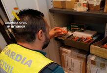 La Guardia Civil localiza dos puntos de venta y distribución de cartuchería no autorizados