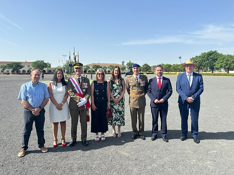 Inmaculada Jiménez felicita a los hombres y mujeres que prestan servicio en la Base de Helicópteros de Almagro