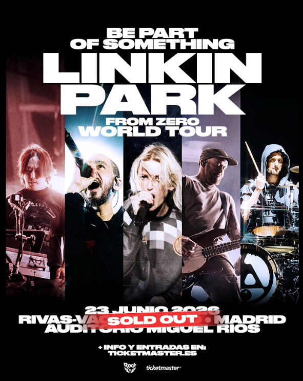 Linkin Park agotan las más de 30.000 entradas en menos de una hora para su concierto de Madrid del próximo 23 de junio del 2026