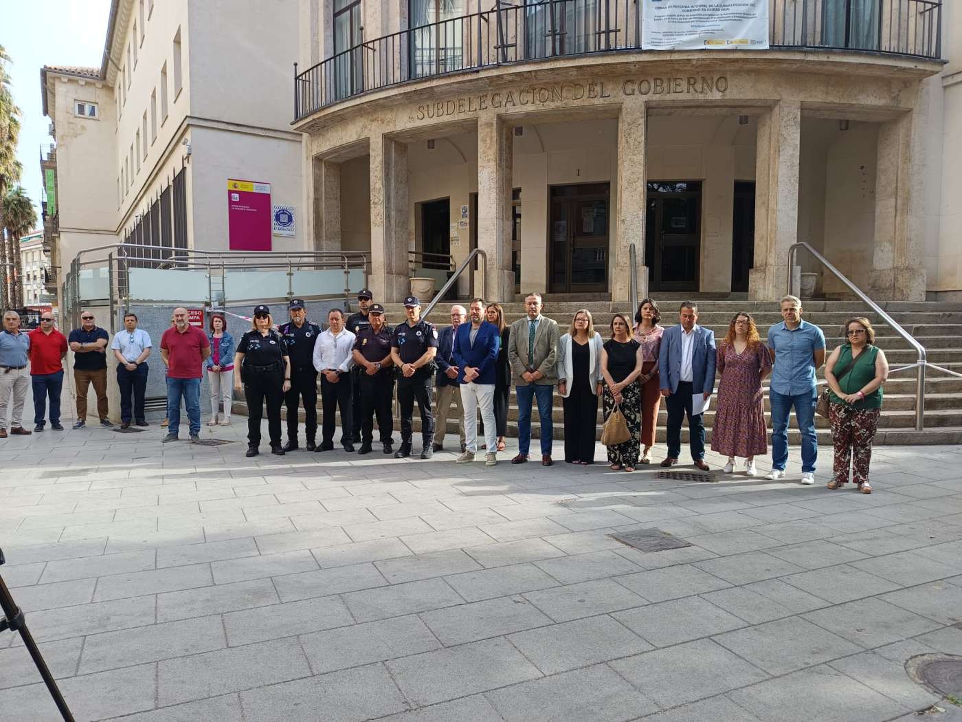 La Subdelegación del Gobierno en Ciudad Real guarda un minuto de silencio en memoria de Eva