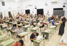 La PAU arranca con total normalidad en el Eladio Cabañero y 261 alumnos esperan conseguir superarla con una gran nota