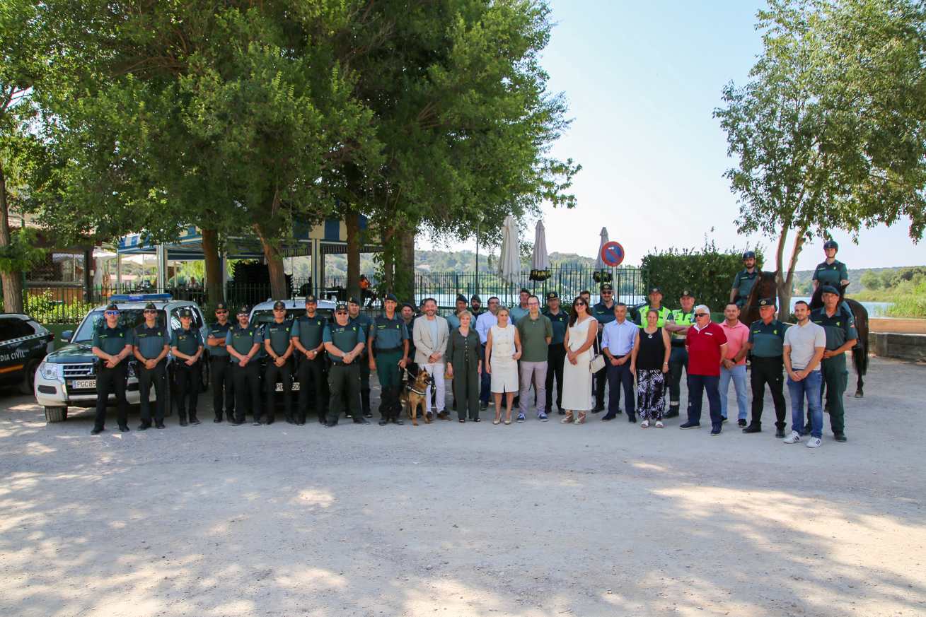 Presentado el dispositivo de seguridad para un verano seguro en Las Lagunas de Ruidera, con un amplio despliegue de unidades de la Guardia Civil