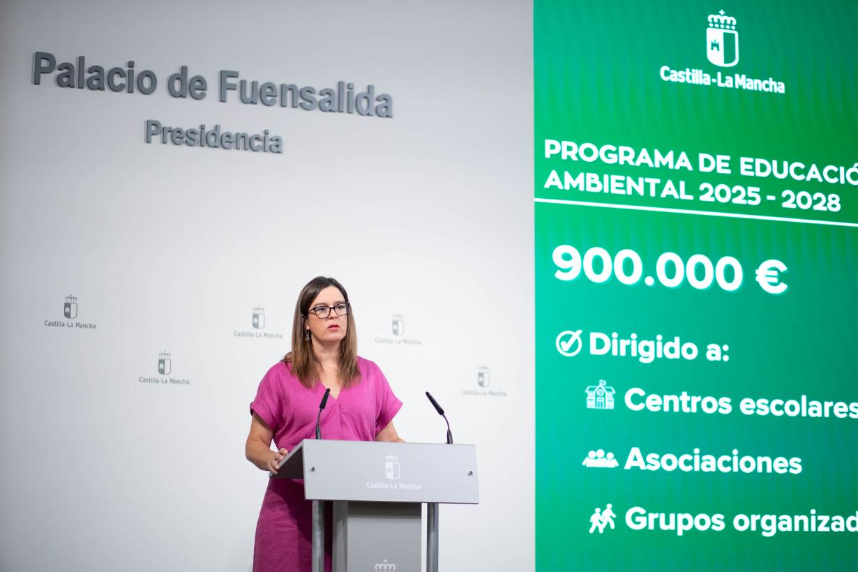 Castilla-La Mancha impulsa el nuevo Programa de Educación Ambiental 2025-2028 con una inversión de casi 900.000 euros