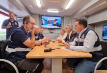 Valdepeñas se pone a prueba en un simulacro de emergencias ante una nube tóxica en Carburos Metálicos