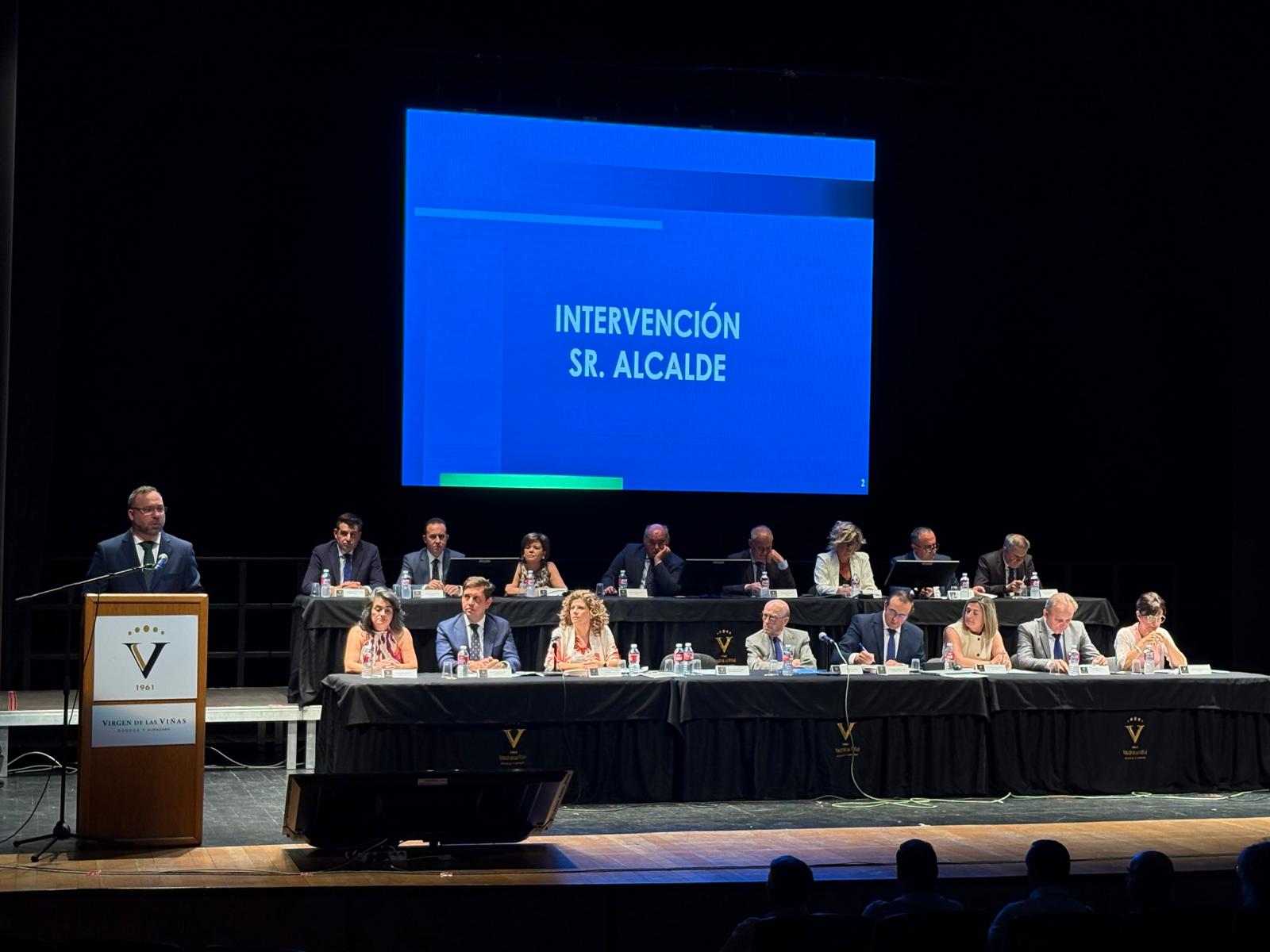 Navarro destaca en la Asamblea de la Cooperativa Virgen de las Viñas la importancia de seguir colaborando en distintas acciones con la entidad