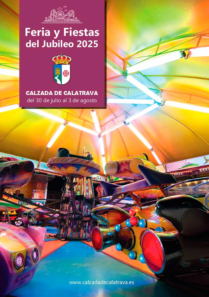 Calzada de Calatrava celebrará su Fiestas del Jubileo del 30 de julio al 3 de agosto, con los conciertos de Tributo a Melendi, Las Jipas, Huecco y Nadye Rock