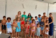 La Universidad Popular de Calzada de Calatrava clausura la primera quincena de la Escuela de Natación y entrega los diplomas