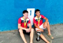 Carlos Manzanero y Javier de Luz, campeones de España en Frontenis Pelota Olímpica 30m