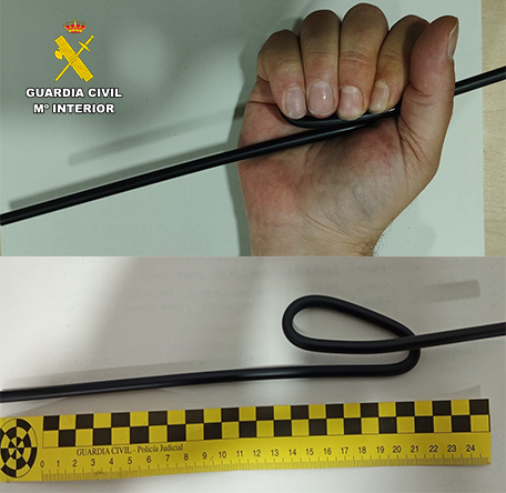 La Guardia Civil de Albacete detiene a una persona por amenazar a otra con un objeto punzante dentro de un transporte público