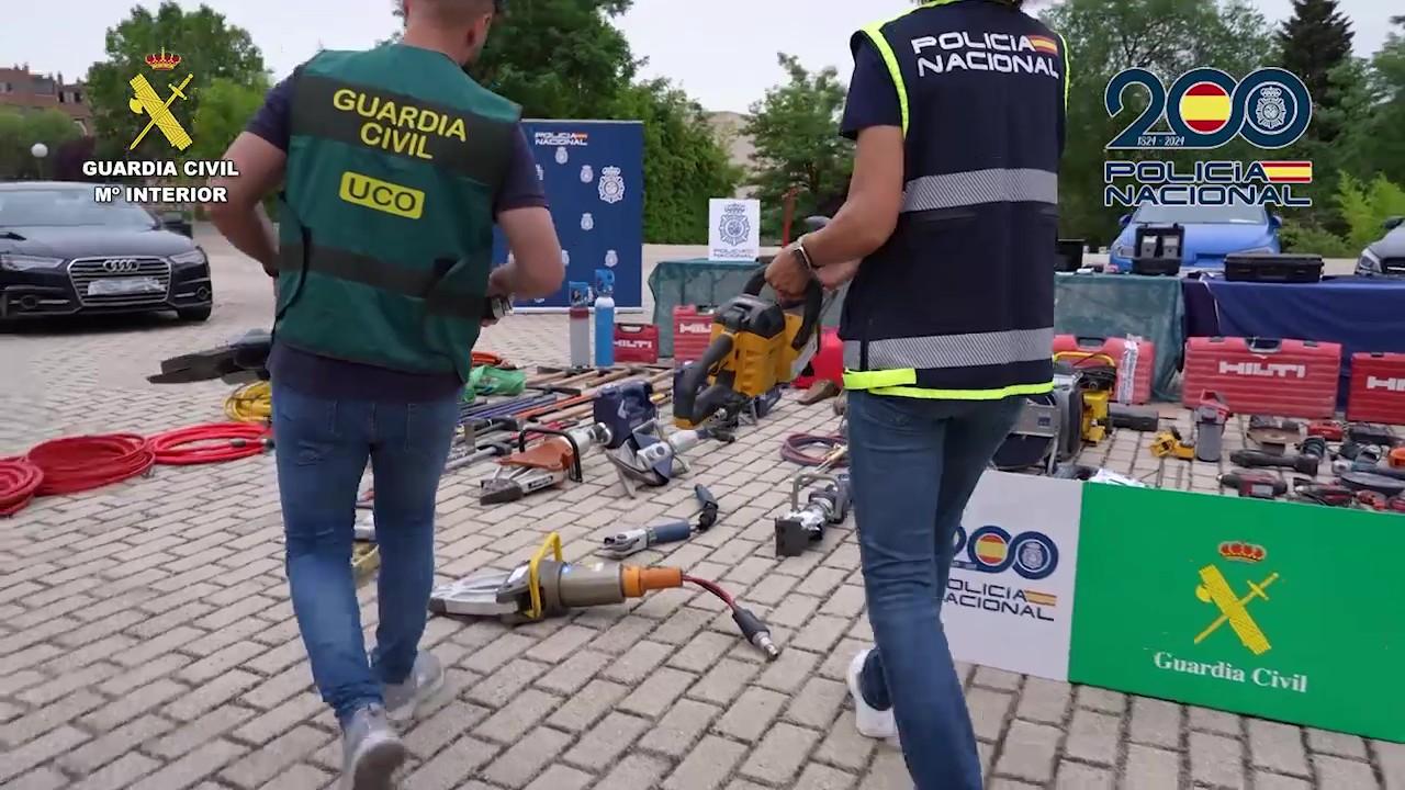 Detenidas nueve personas por el asalto de 13 sucursales bancarias por todo el territorio nacional