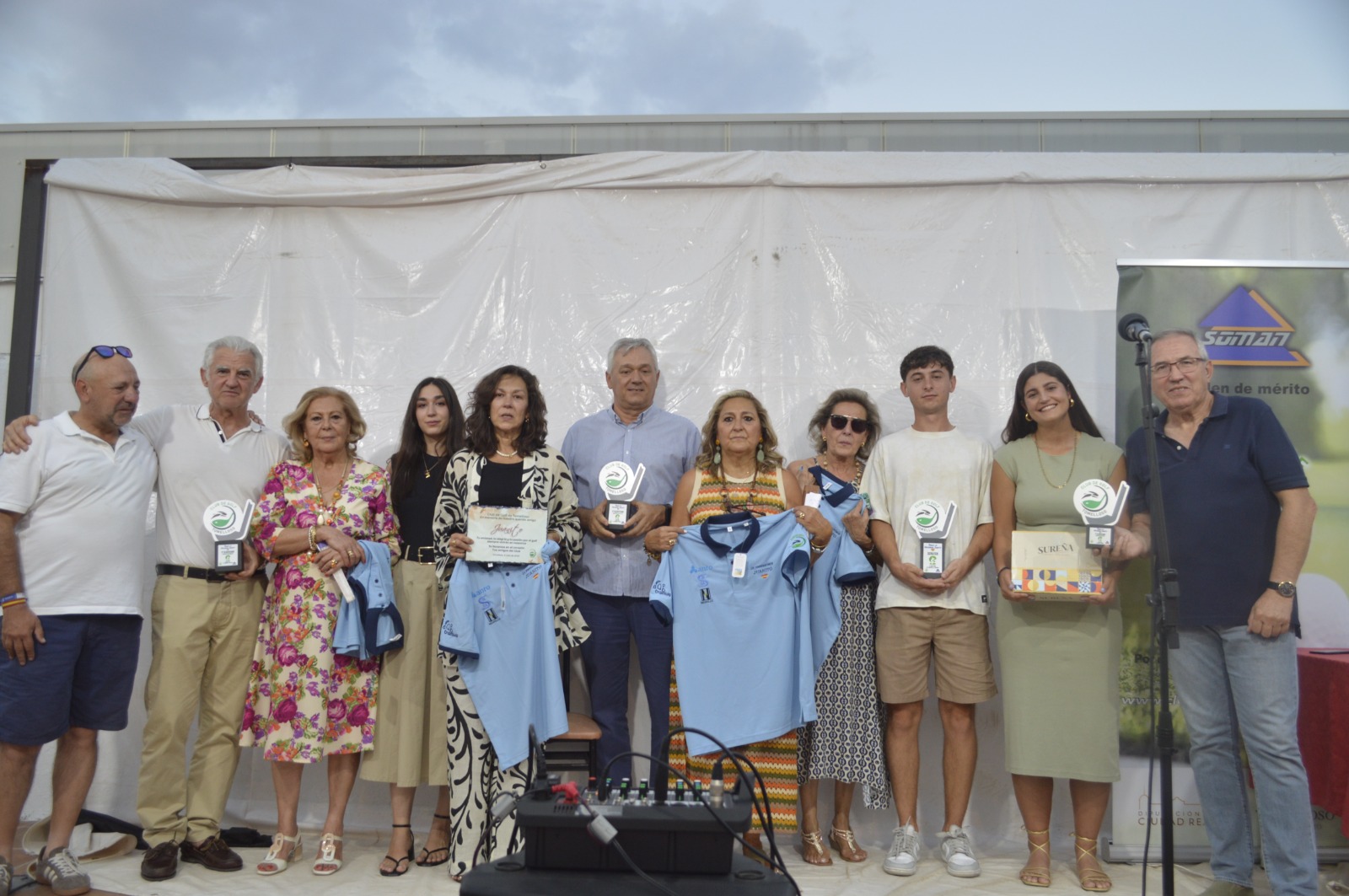 Emotiva entrega de trofeos del I Memorial de Golf Juan Romero