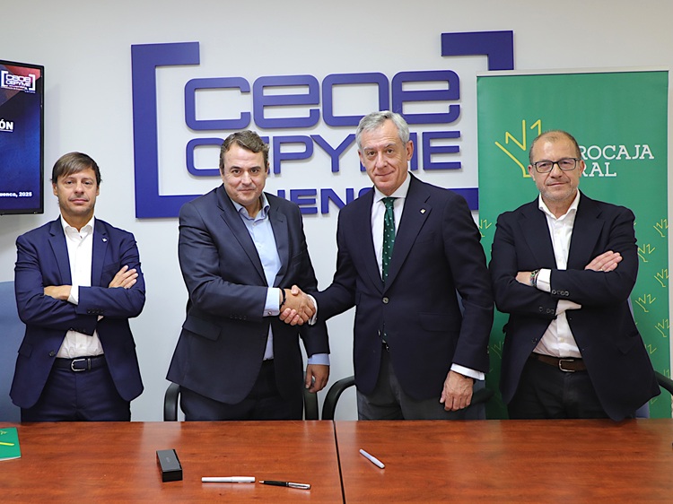Eurocaja Rural y CEOE CEPYME Cuenca renuevan su alianza para impulsar el desarrollo empresarial de la provincia
