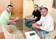 El alcalde de Tomelloso recibe al nuevo presidente del Colegio de Enfermería de Ciudad Real