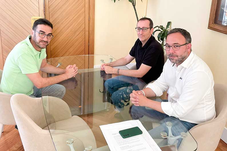 El alcalde de Tomelloso recibe al nuevo presidente del Colegio de Enfermería de Ciudad Real