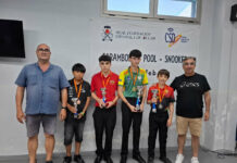 Javier Ramírez Perona, Campeón de España sub 15 de billar a 3 bandas