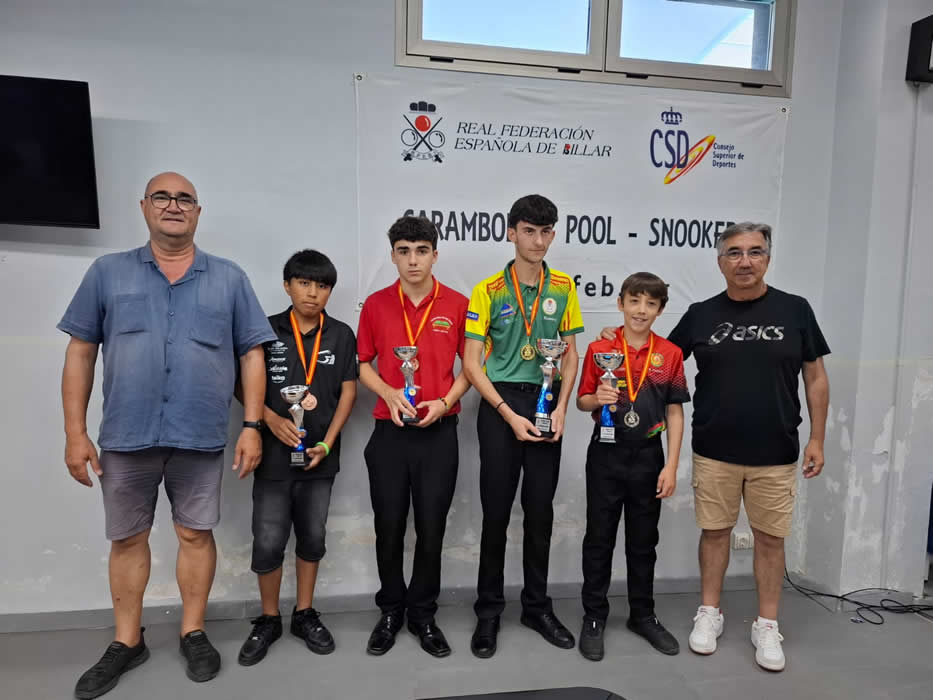 Javier Ramírez Perona, Campeón de España sub 15 de billar a 3 bandas