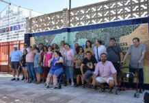 El Auditorio Municipal de Daimiel estrena un mosaico elaborado por el Centro Ocupacional Azuer