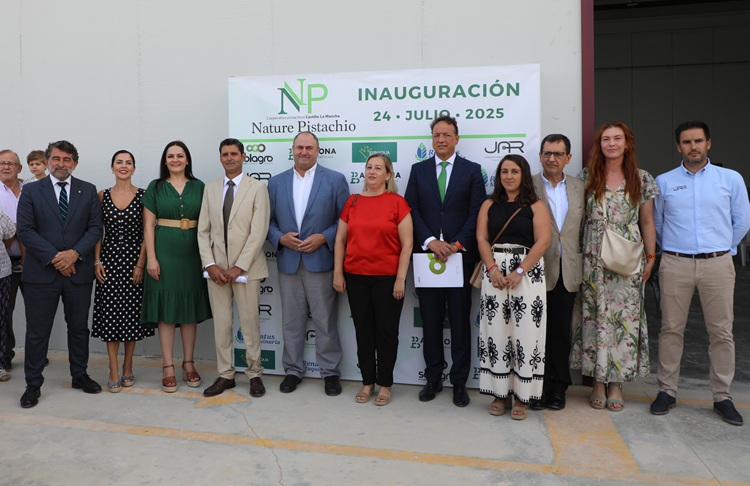 Eurocaja Rural, impulsando el crecimiento del sector primario en la inauguración de la planta de Nature Pistachio en Corral de Almaguer