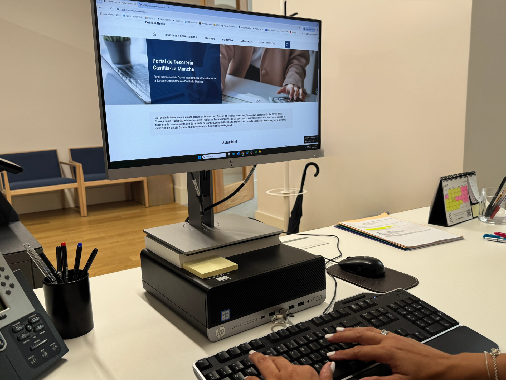 Castilla-La Mancha pone en marcha un nuevo portal digital para consultar pagos y hacer trámites relacionados con la Tesorería General